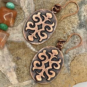 Beautiful Copper Earrings